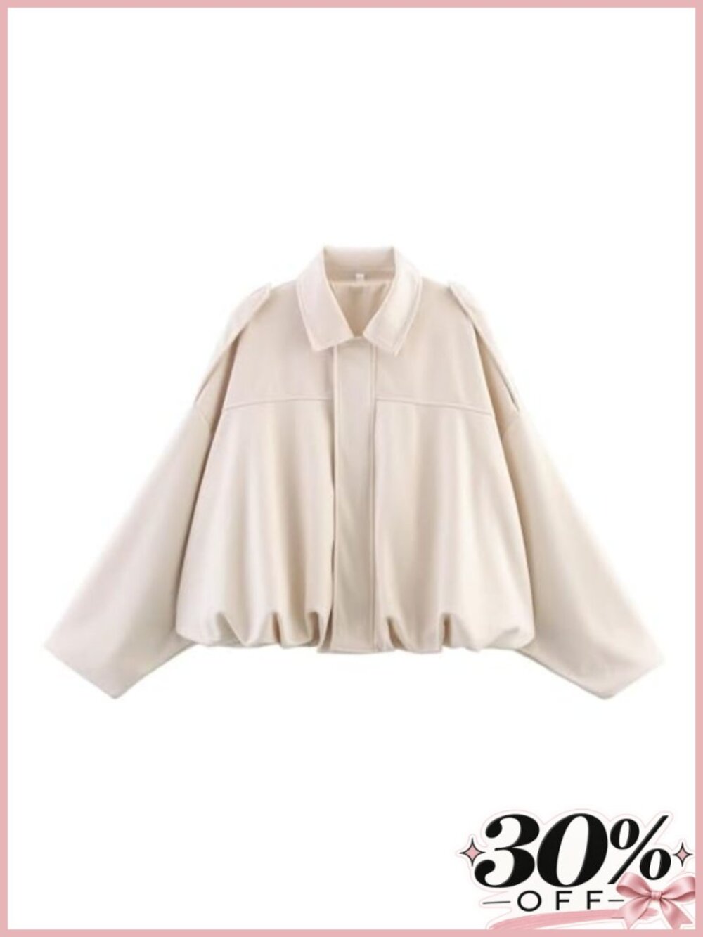 Faux Suede Bomber Jacket Long Sleeve Lapel